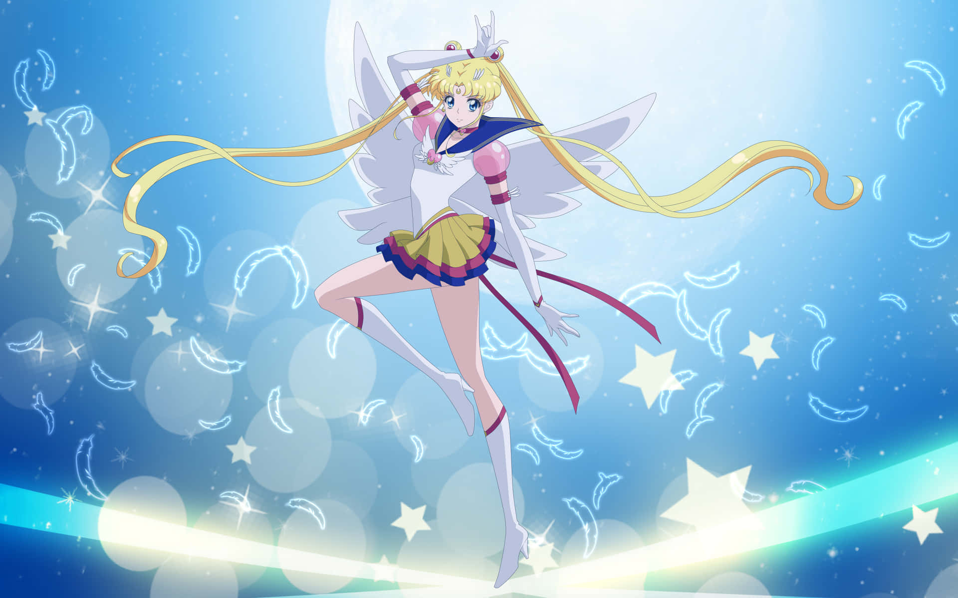 Sailormoon Profilbild Mit Posen Wallpaper