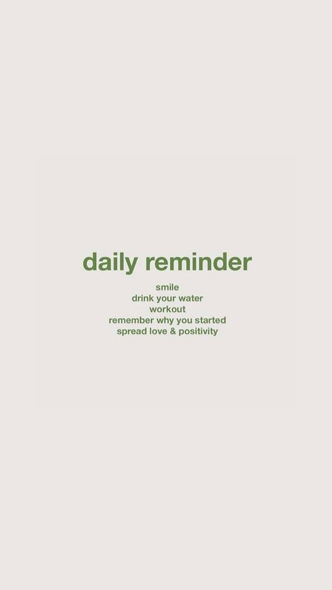 Positive Daily Reminders And Quotes