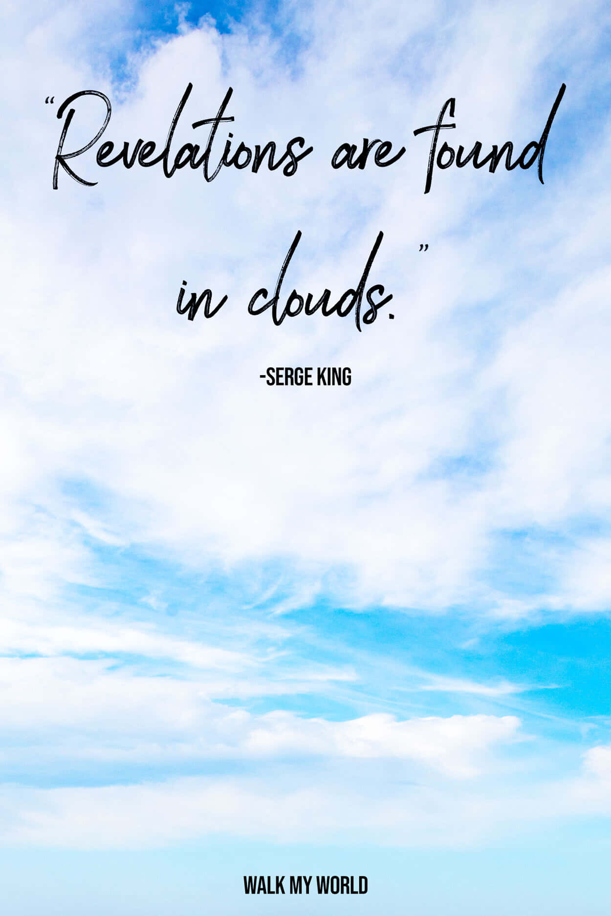 Inspirational Positive Quote on a Scenic Watercolor Background
