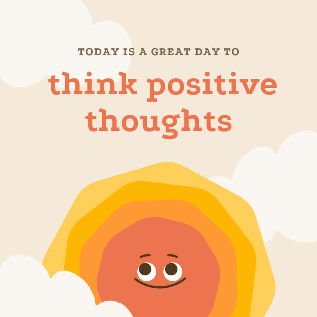Positive Thinking Cute Sun Picture