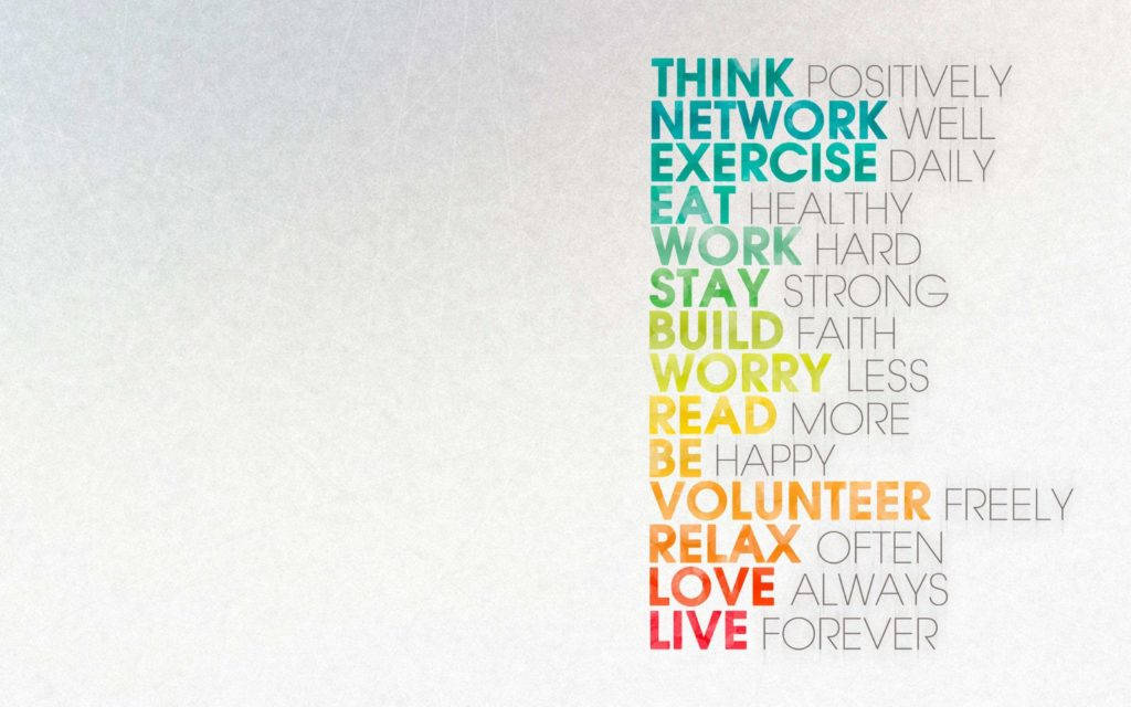 Positive Words Inspirational Desktop Wallpaper