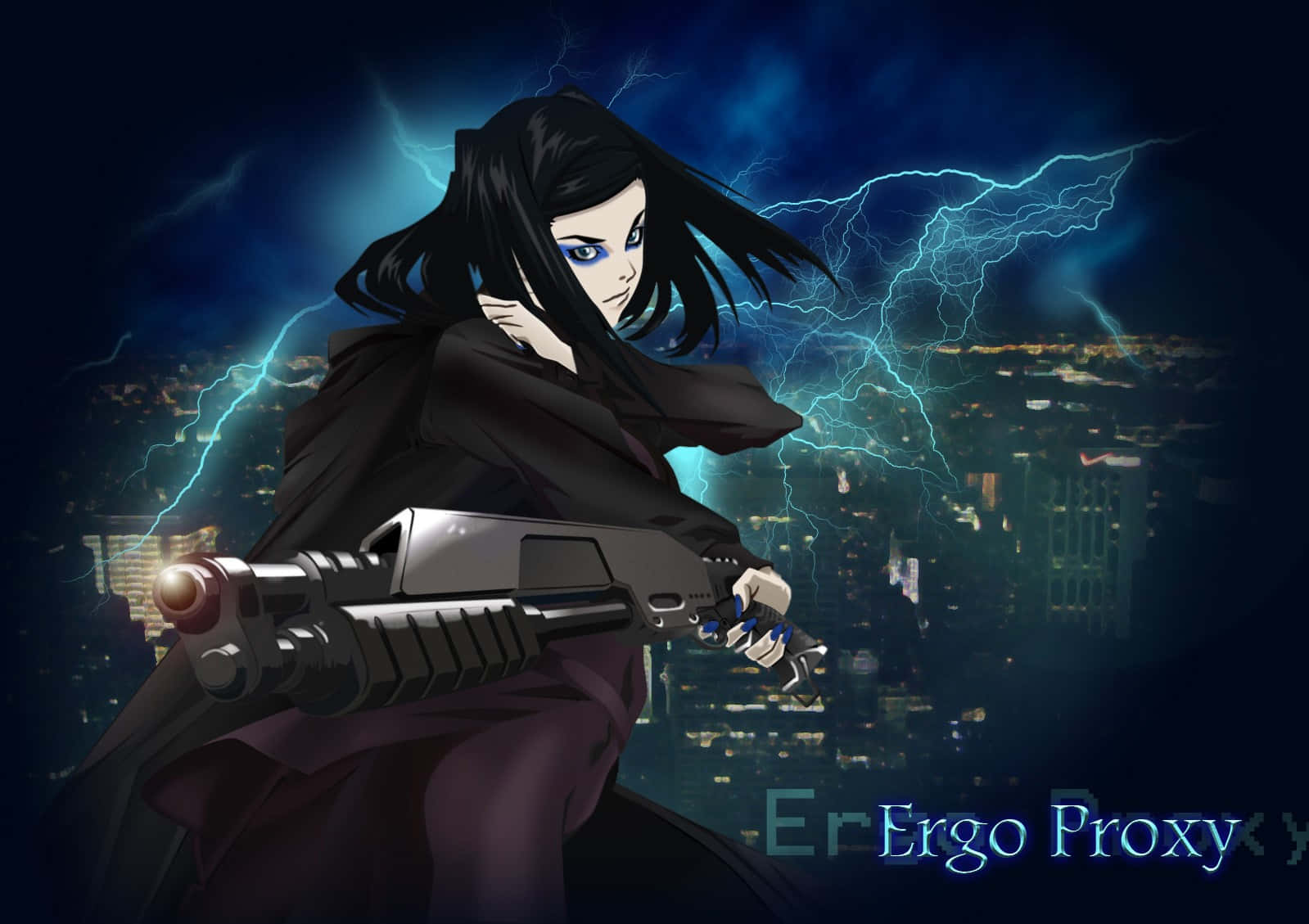 Download Mysterious Journey - Vincent Law In Action From Ergo Proxy  Wallpaper