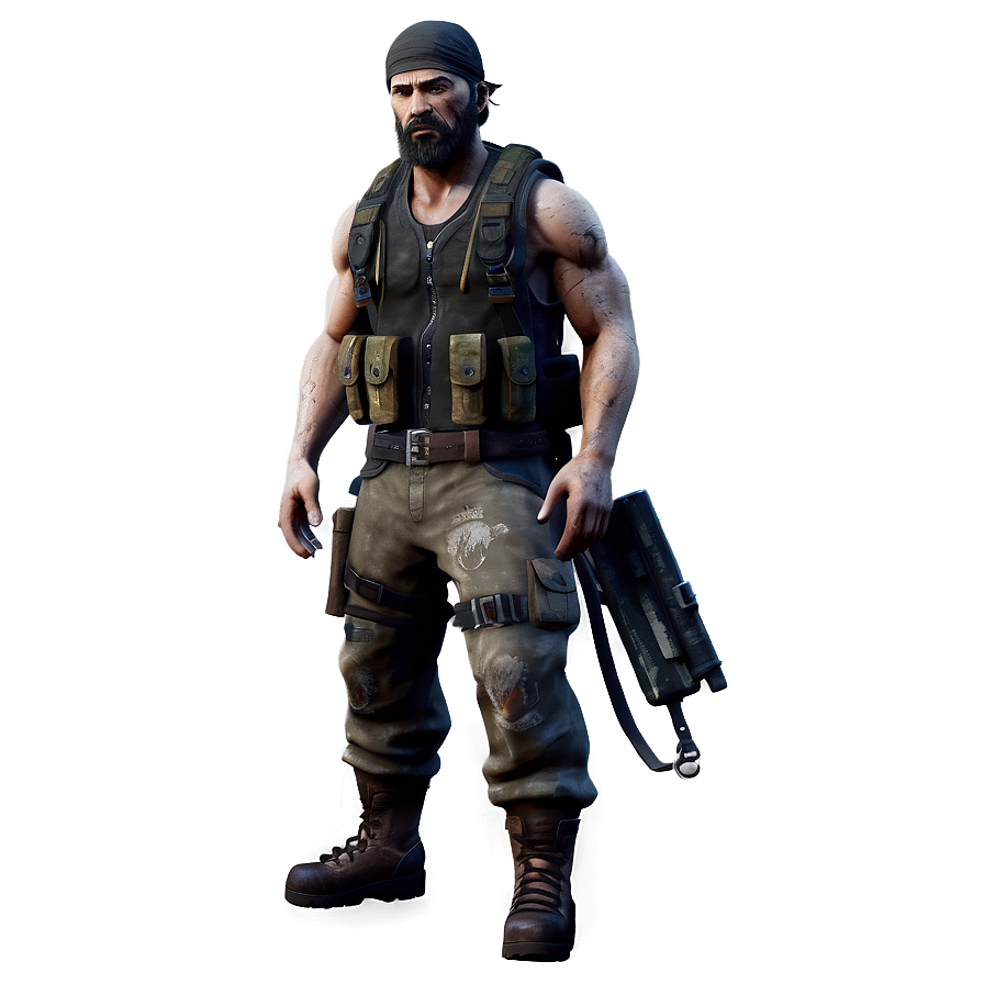 Post-apocalyptic Survivor Character Png 05242024 PNG