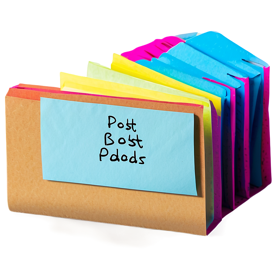 Post It Note Pad Png 05252024 PNG