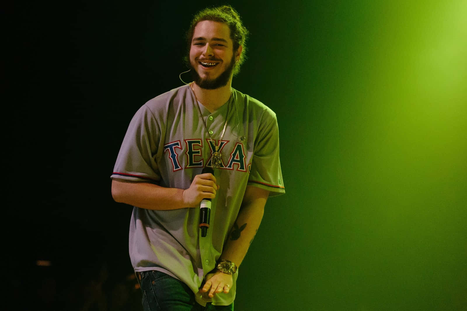 Post Malone performing live