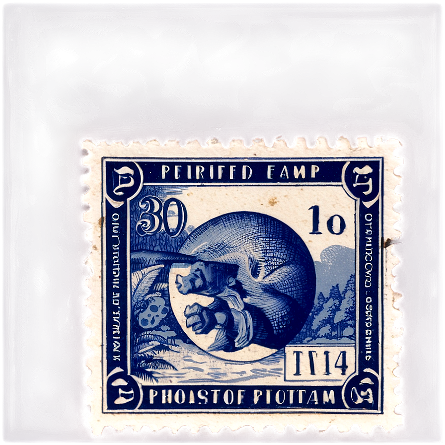 Postage Stamp A PNG