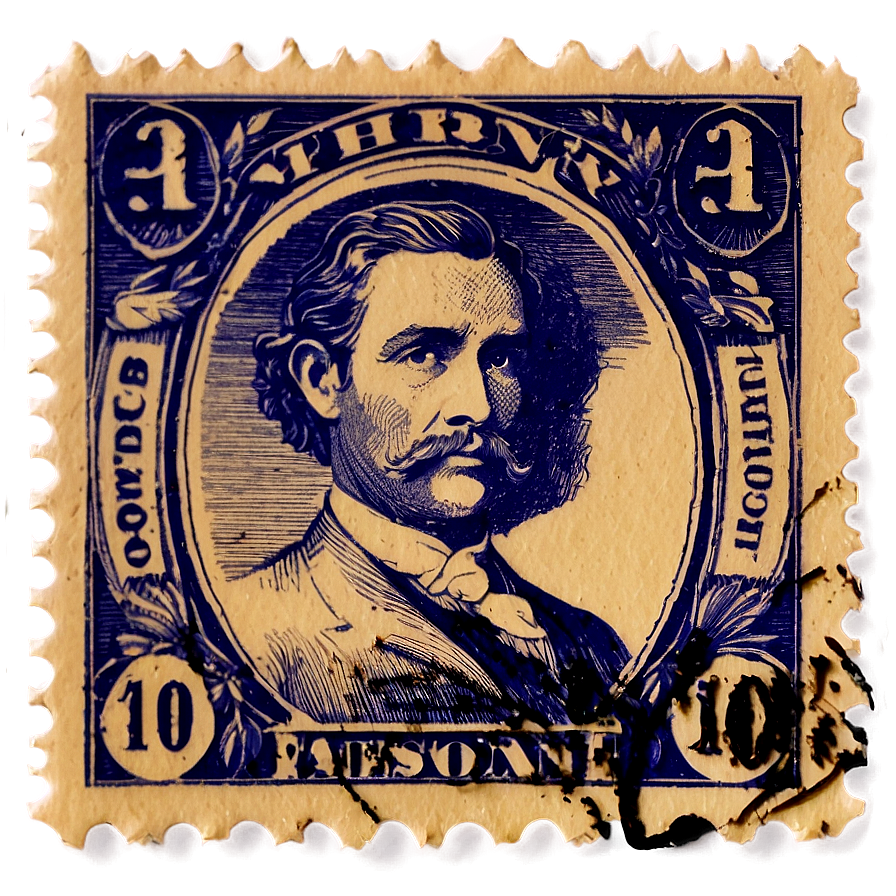 Postage Stamp D PNG