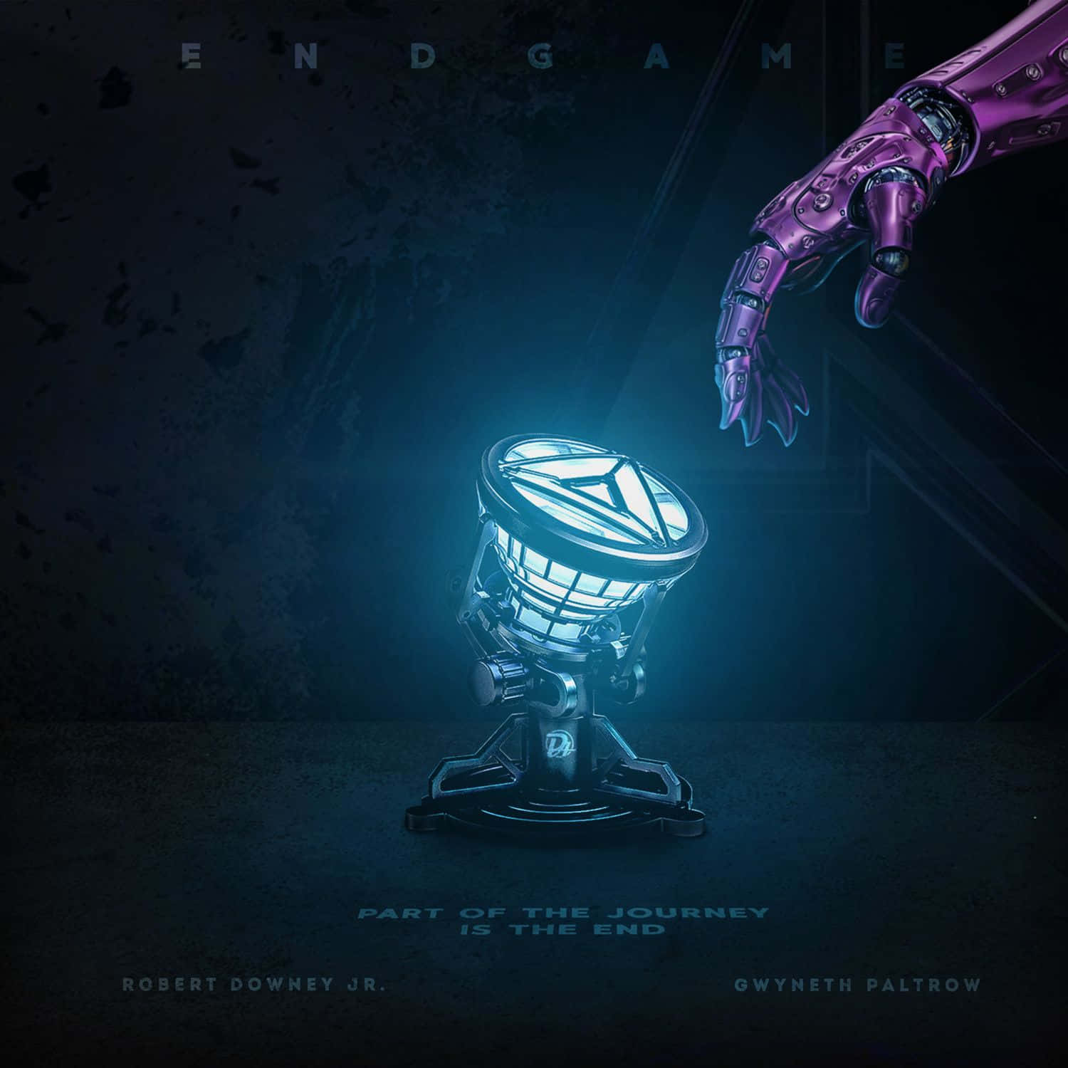 The Endgame Poster With A Hand Reaching Out To A Hand