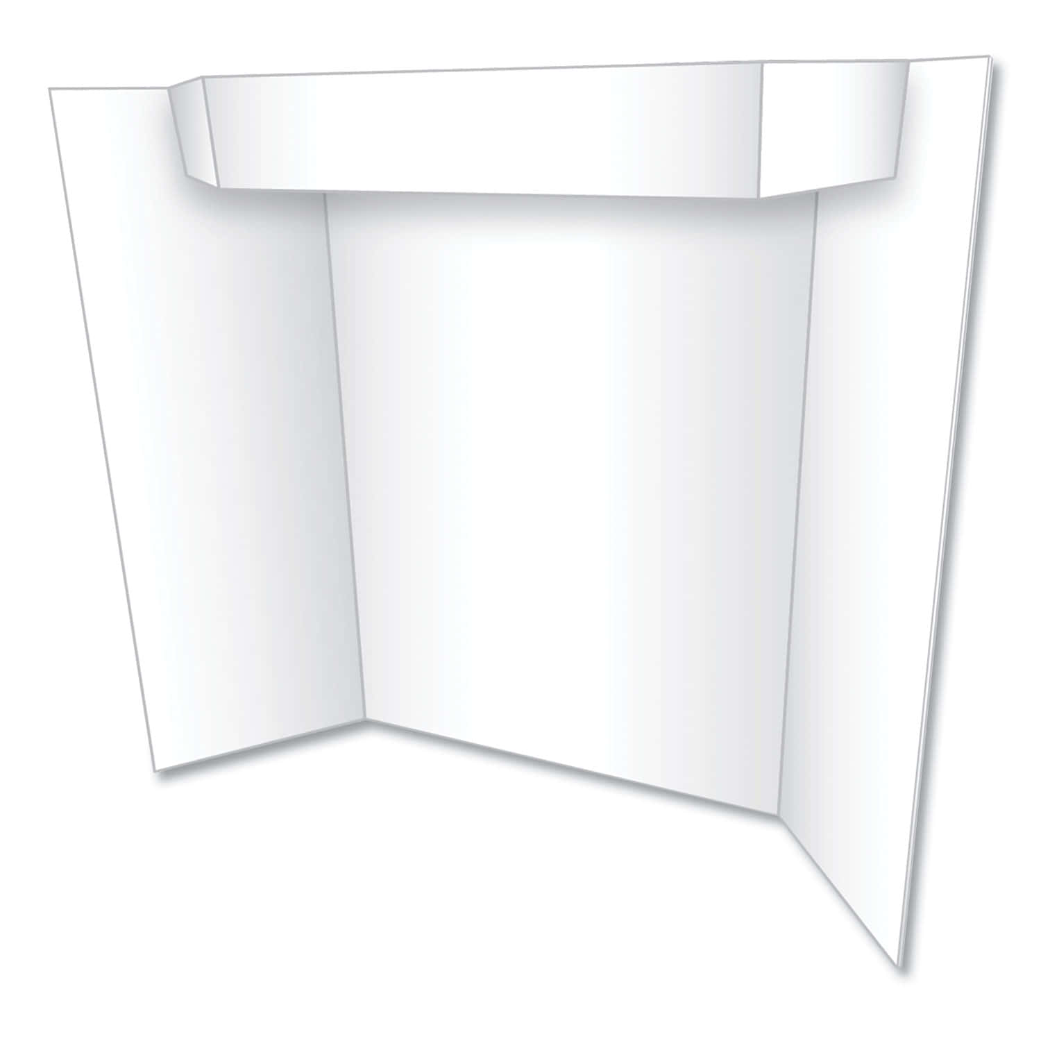 A White Paper Folder On A White Background
