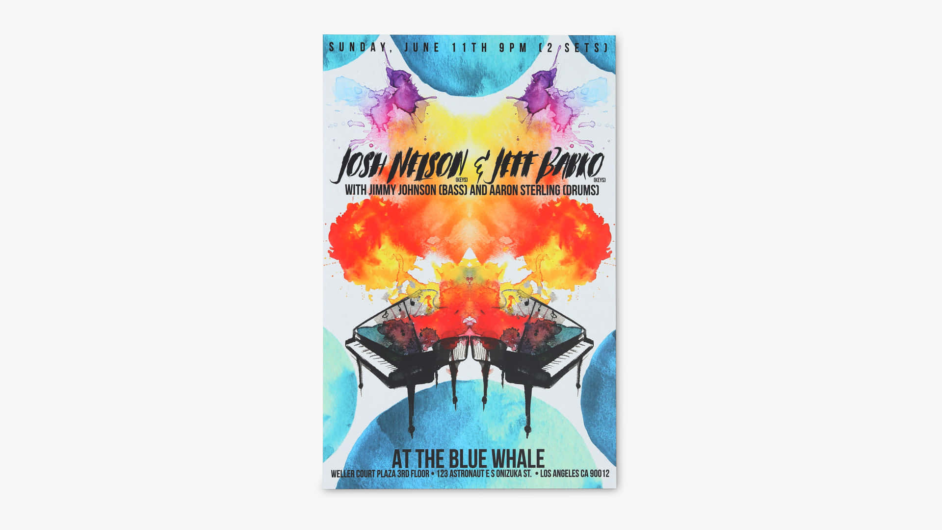 A Poster With A Colorful Design On It