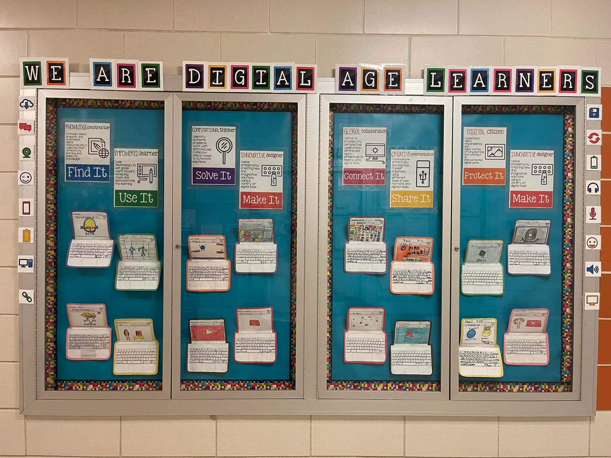 A Bulletin Board With A Message About Special Learners