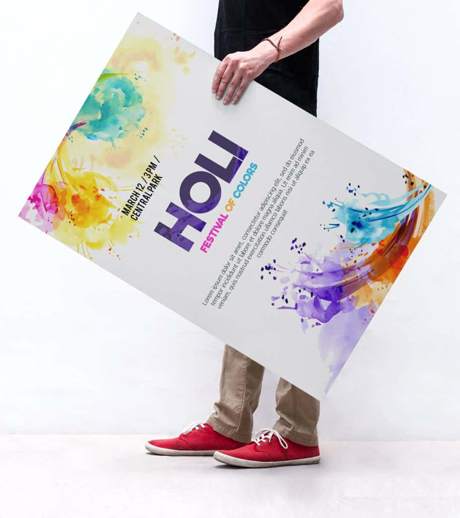 Get creative with poster board.
