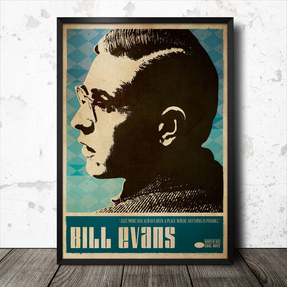 Postercover Bill Evans Tisch. Wallpaper