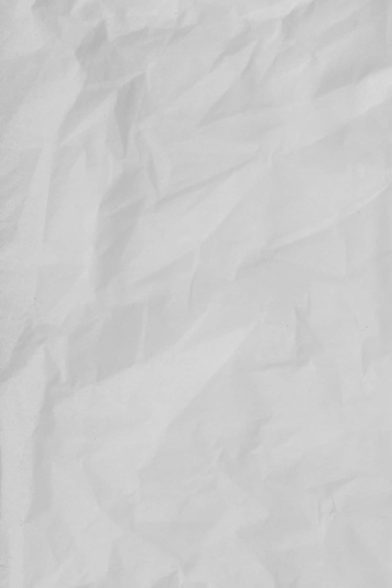 A White Paper Texture With Crumpled Paper