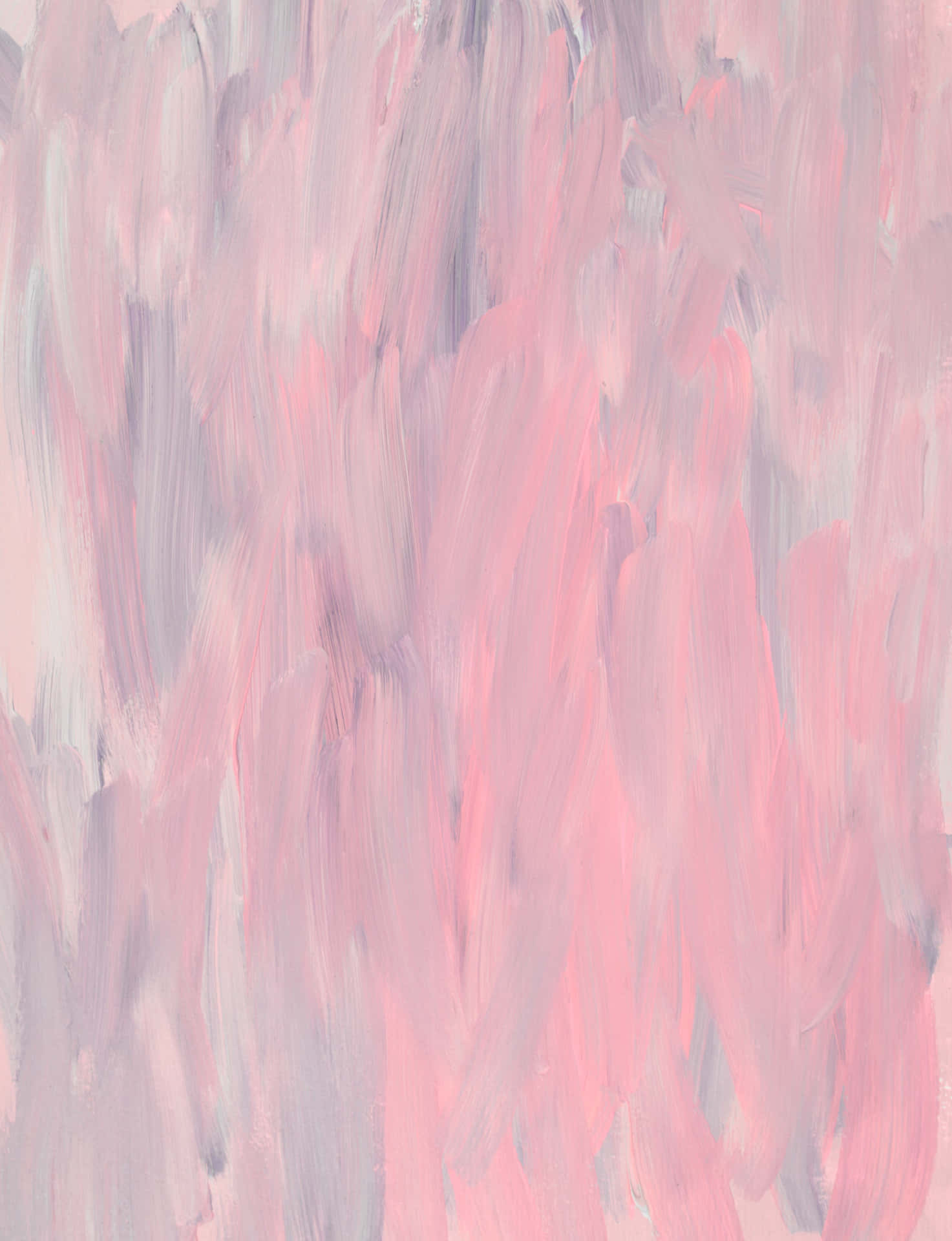 A Painting Of Pink And Grey Paint