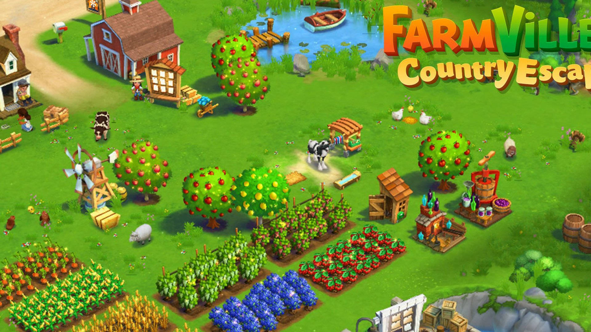 Pósterde Farmville Fondo de pantalla