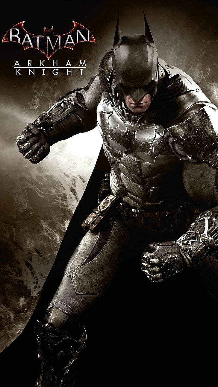 Posterdi Batman Arkham Knight Per Iphone Sfondo