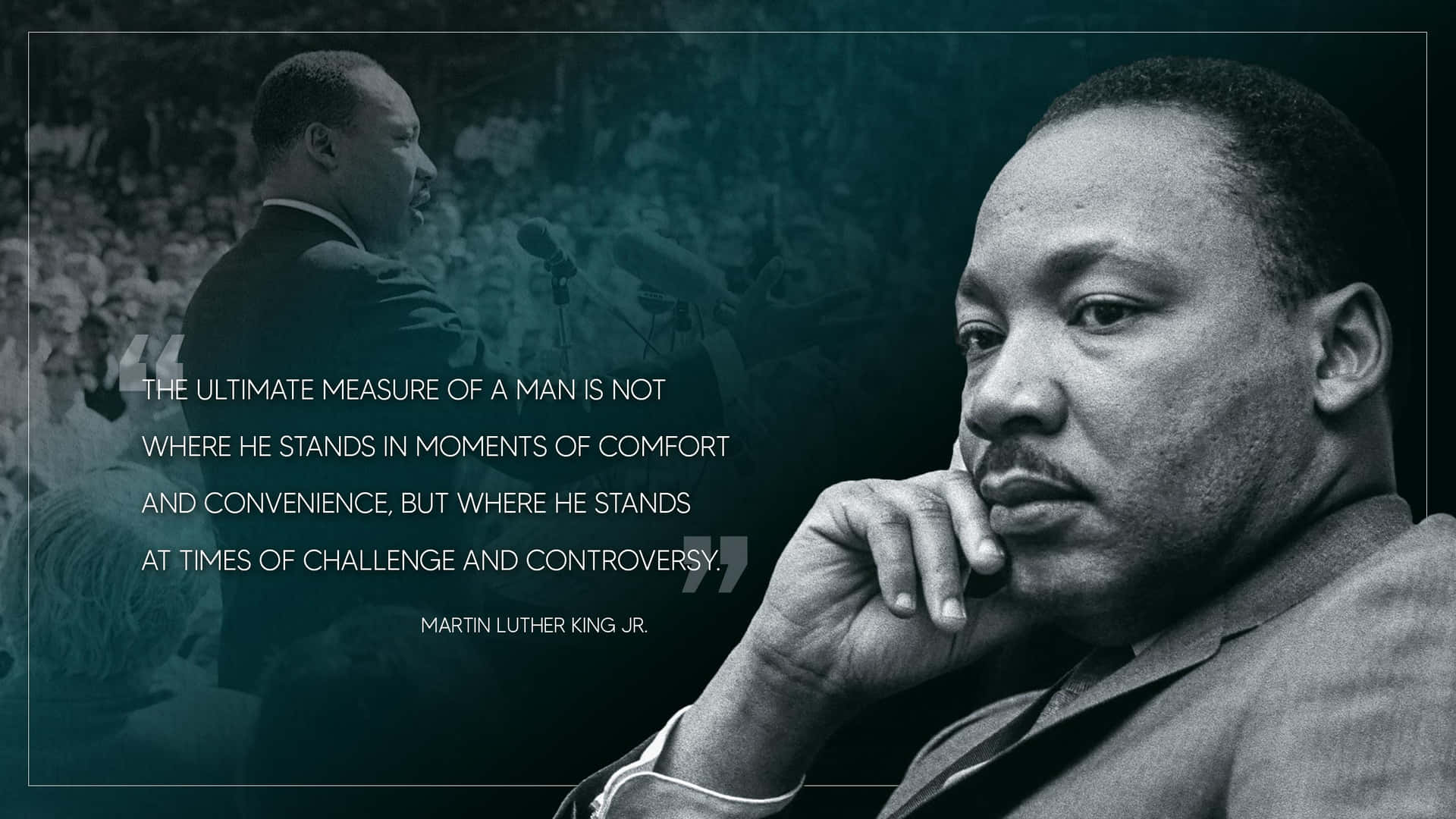 Poster Of Martin Luther King Background
