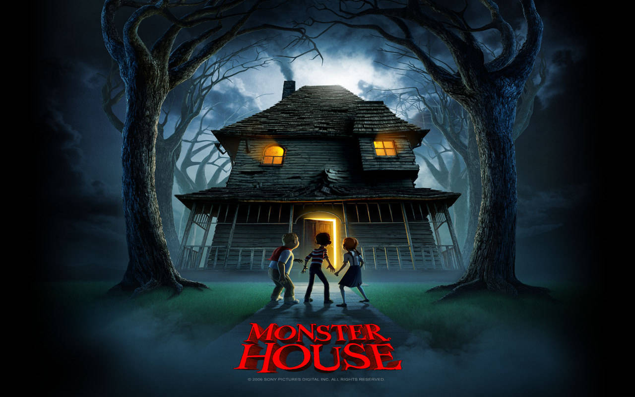 Poster Of Monster House Trees Wallpaper