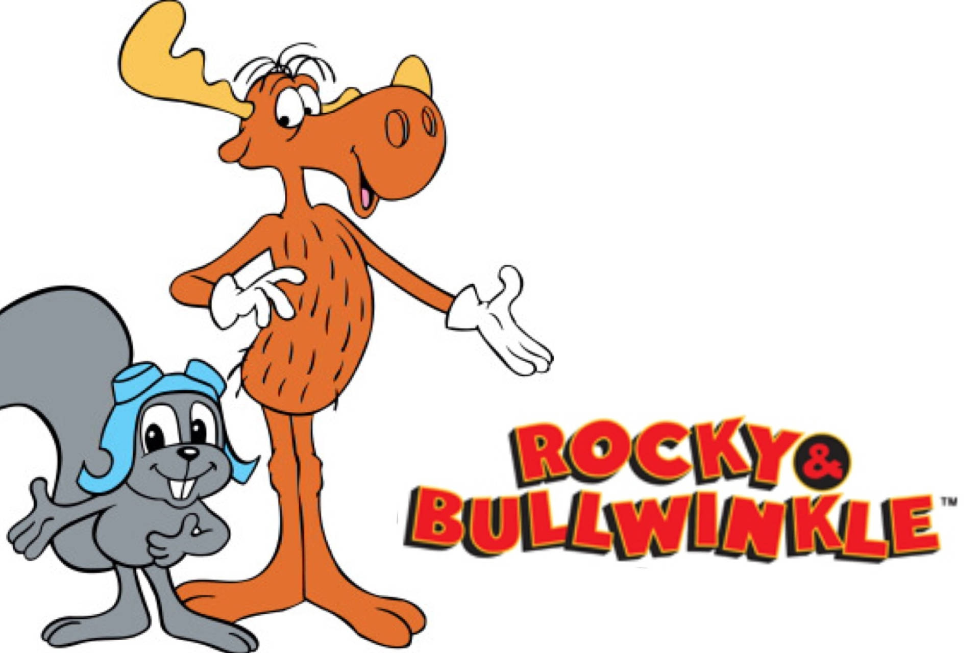 Poster Of Rocky And Bullwinkle Wallpaper