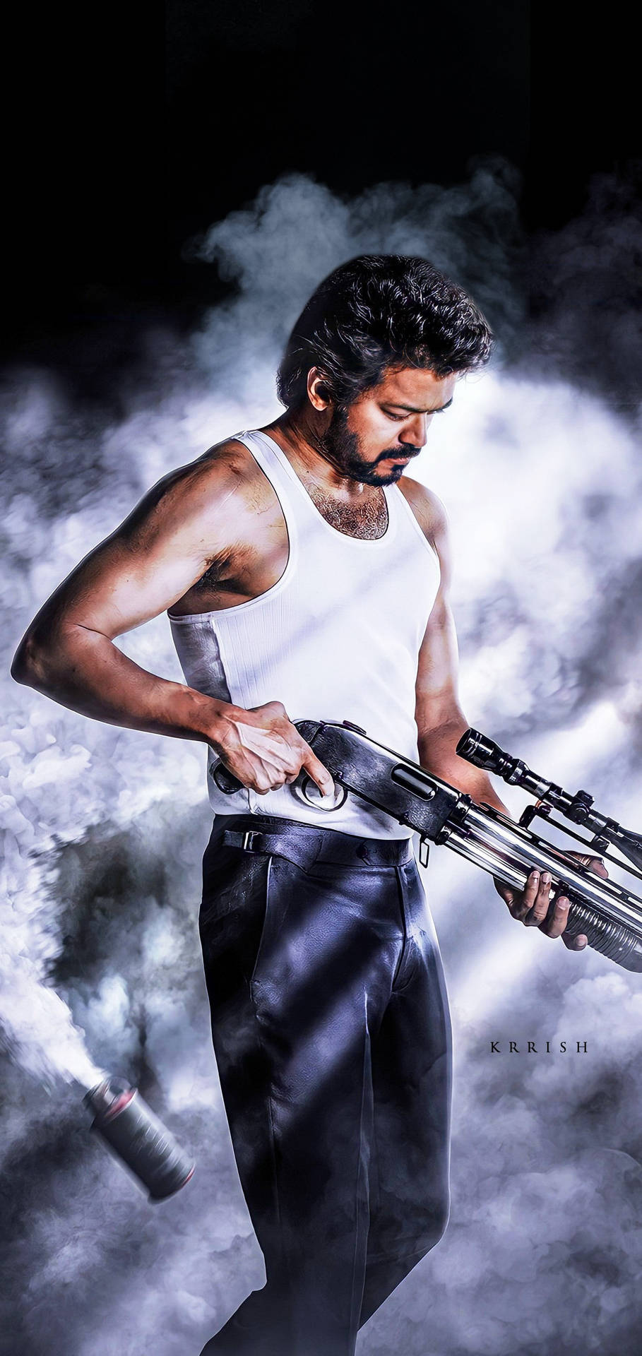 Poster Of Vijay New Blockbuster Film Wallpaper