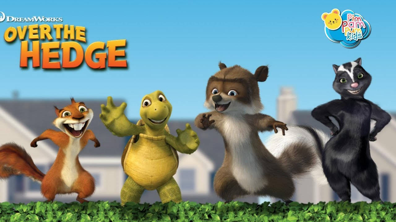 Poster Over The Hedge Standing In Line Wallpaper