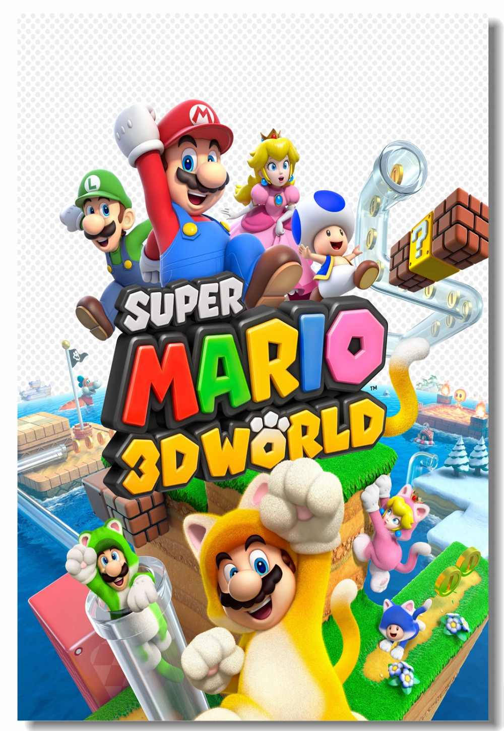 Download Poster Super Mario World Wallpaper | Wallpapers.Com