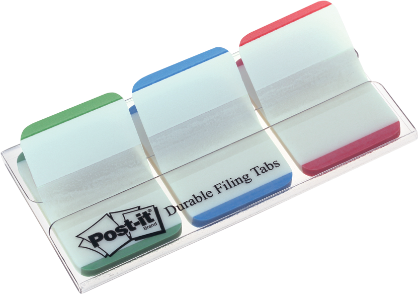 Postit Durable Filing Tabs Pack PNG