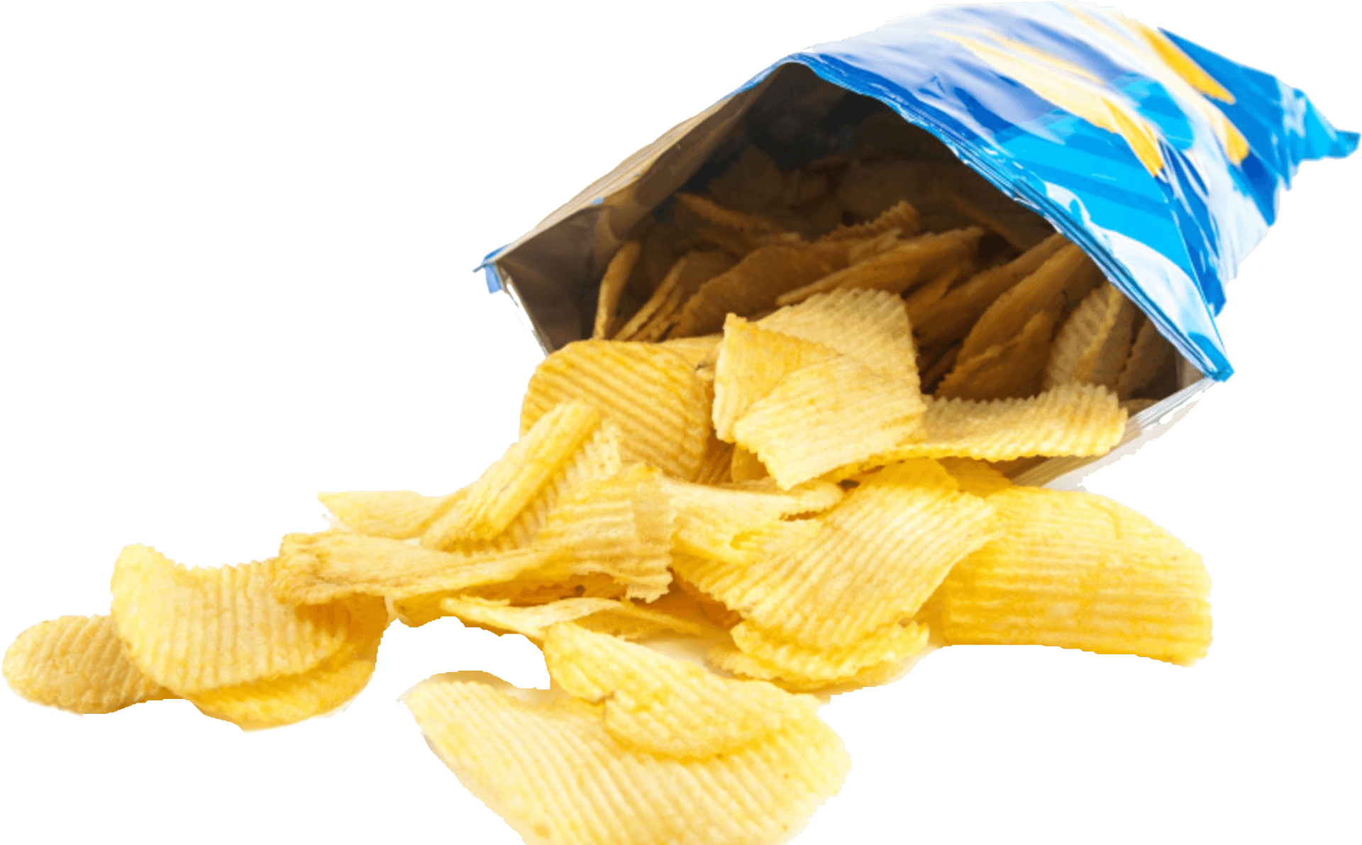 Potato Chips Spillingfrom Bag PNG