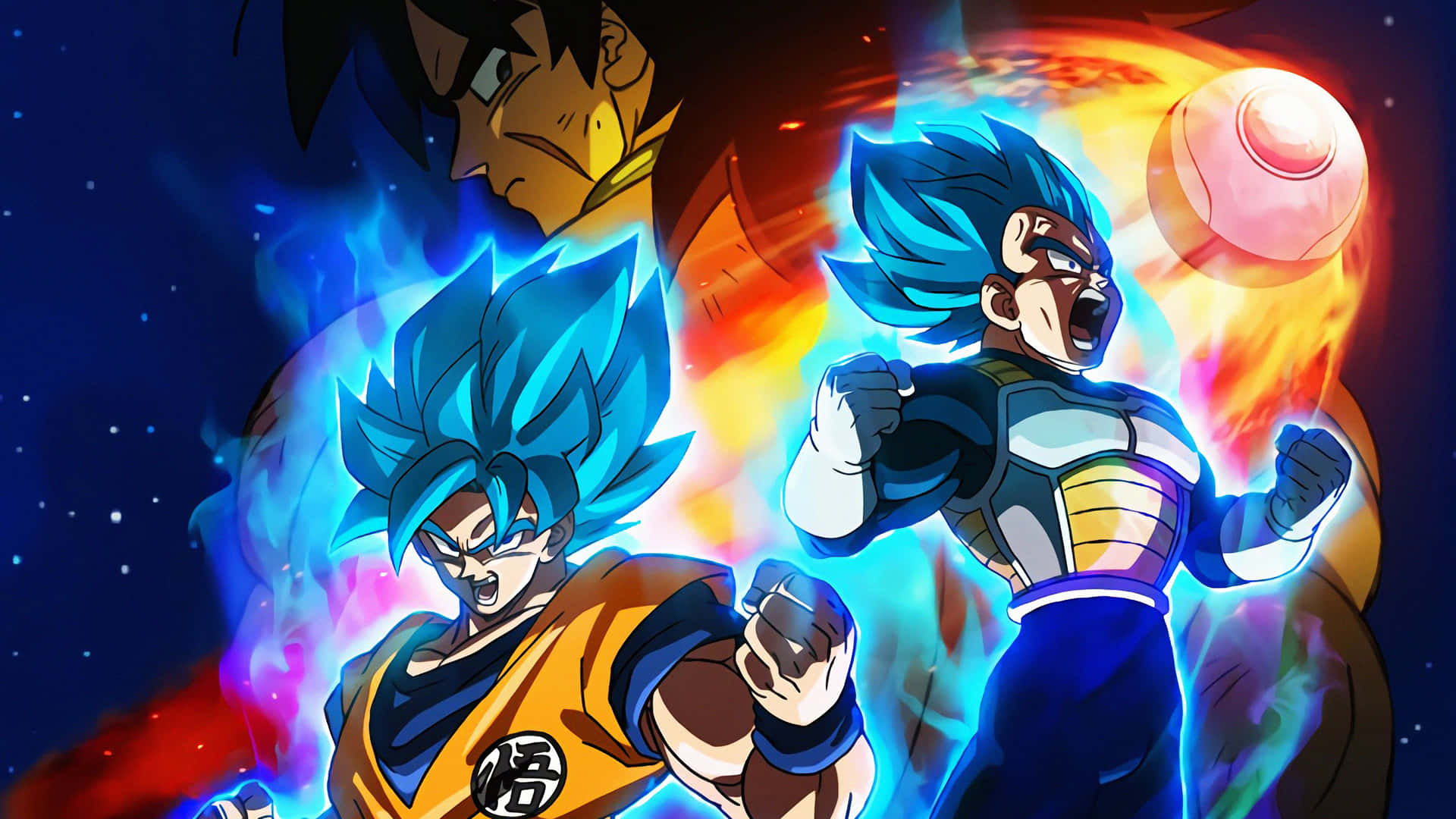 Potentevegeta In Azione - Sfondo Dragon Ball Z