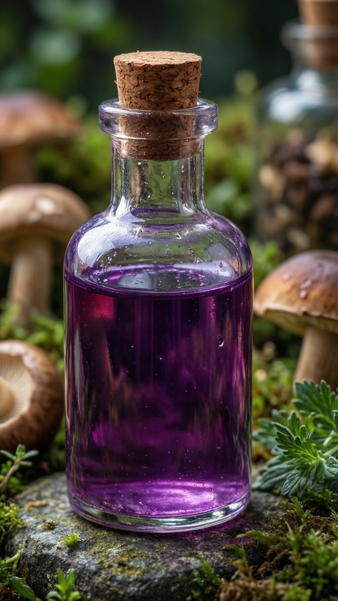 Potionflaske nærbilde Bakgrunner