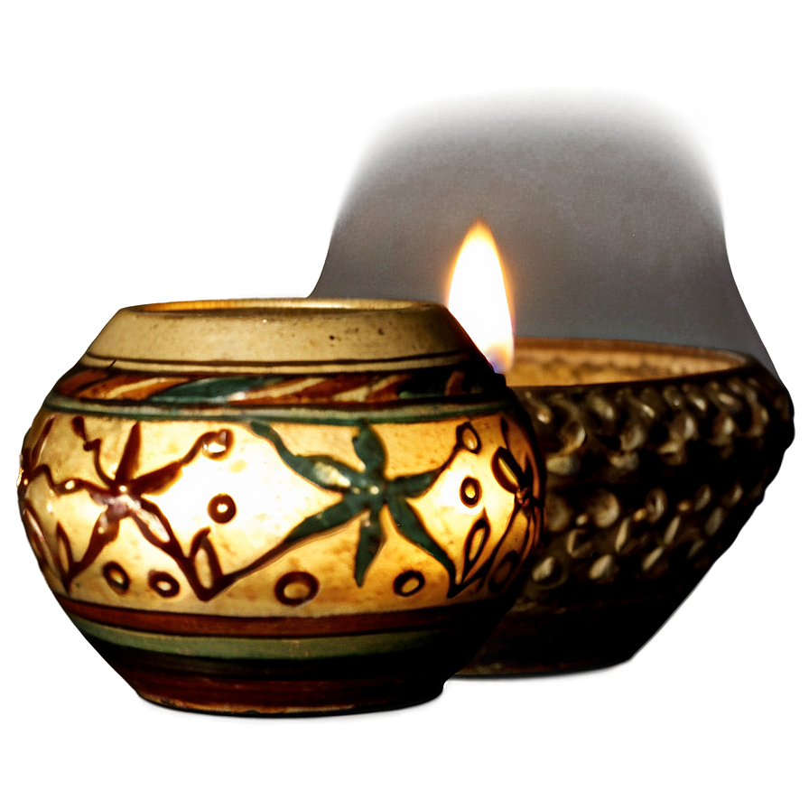 Pottery Candle Holders Png Ahb47 PNG