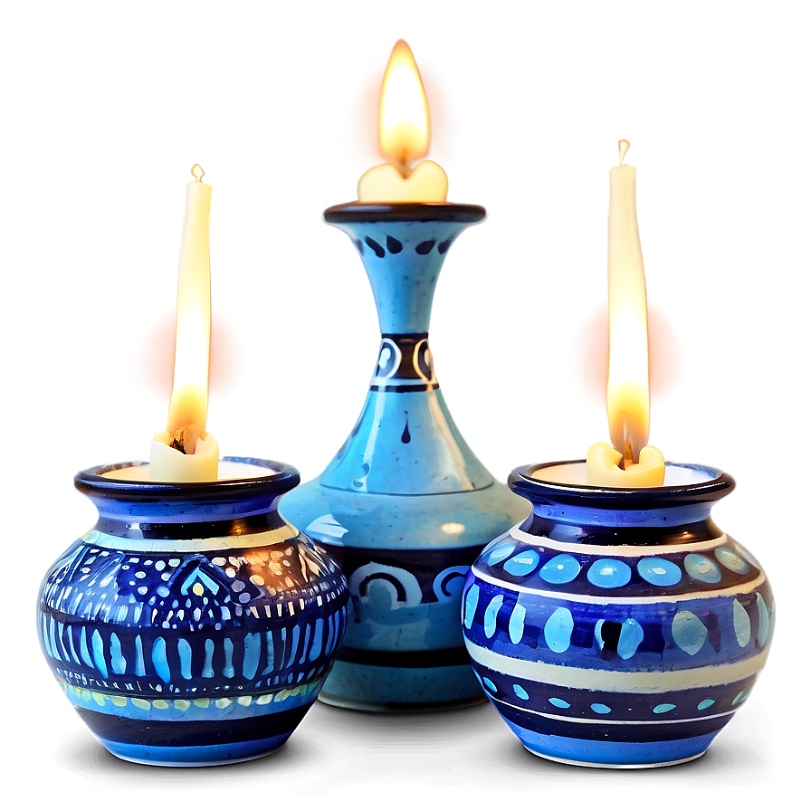 Pottery Candle Holders Png Htu14 PNG