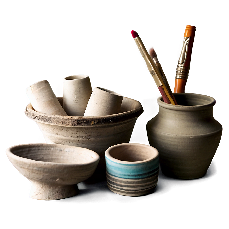 Pottery Studio Essentials Png 06132024 PNG