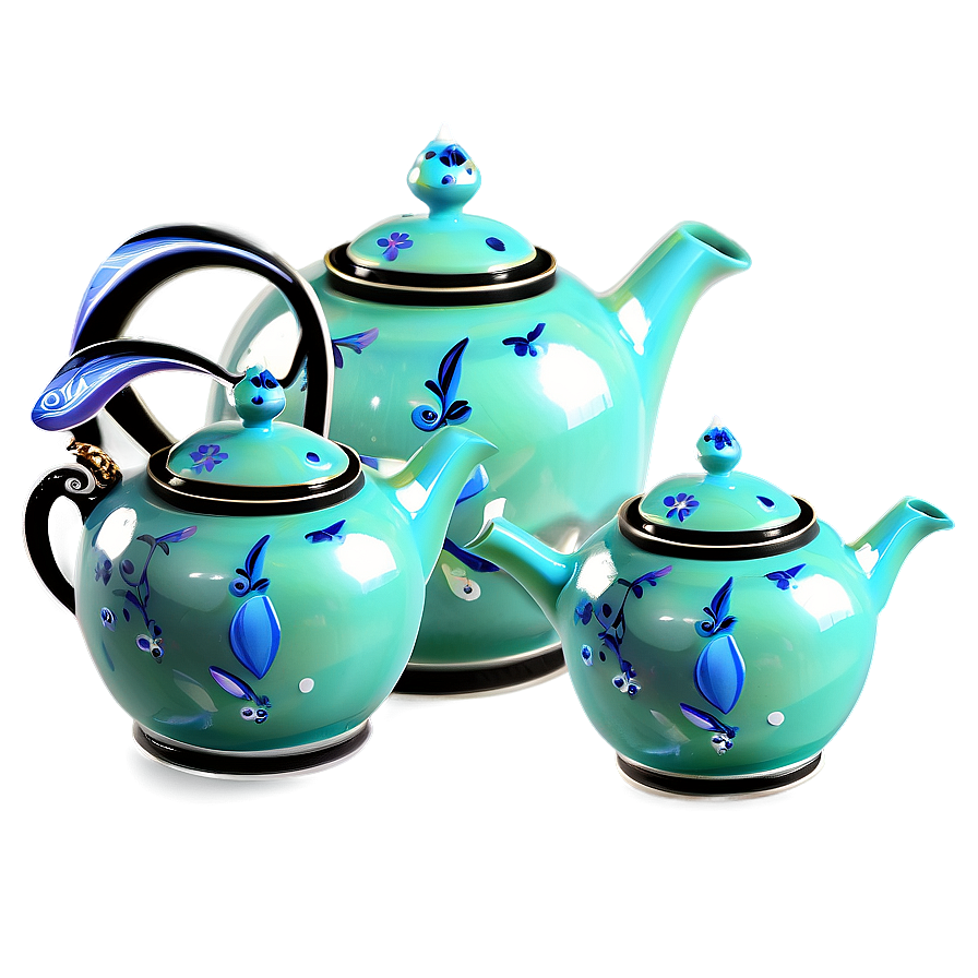 Pottery Tea Pots Png 46 PNG