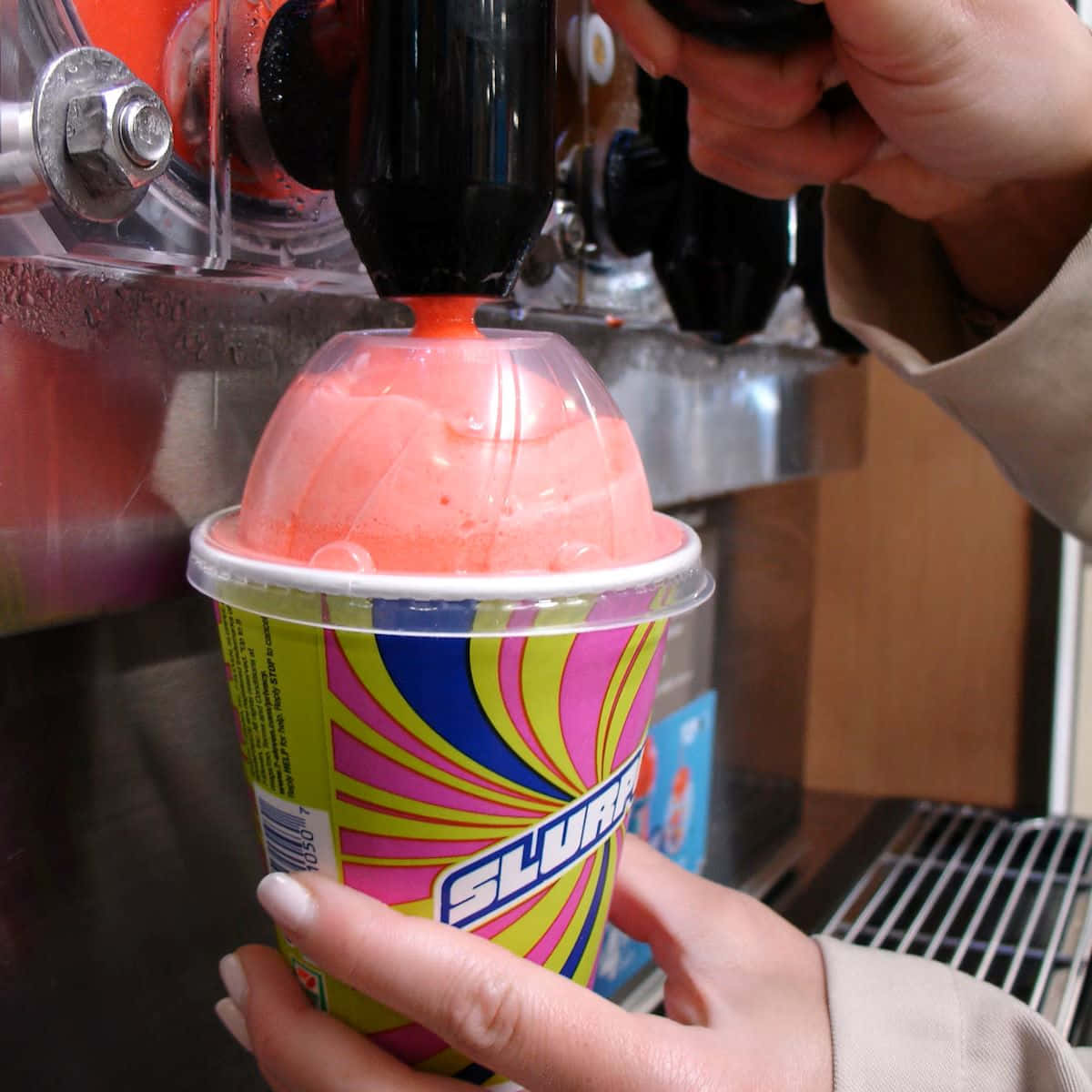 Pouring Slurpee Into Cup Wallpaper