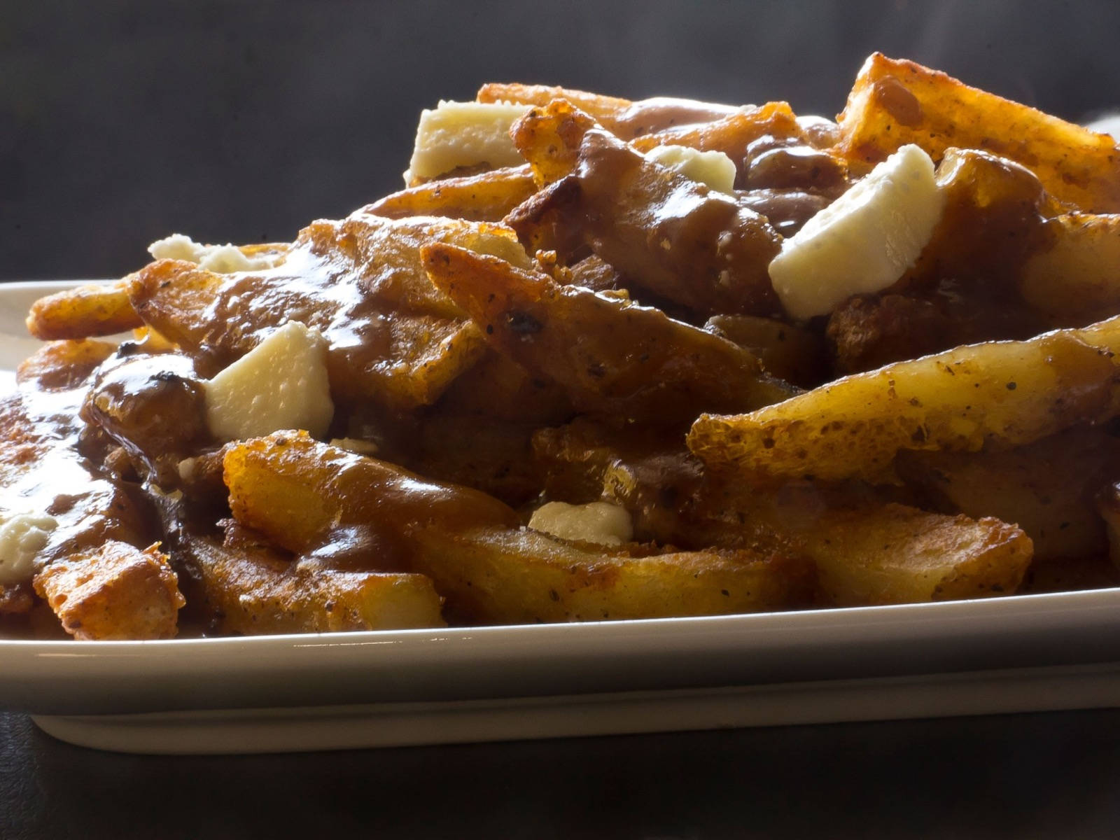Perfectly Plated Canadian Poutine Dish Wallpaper