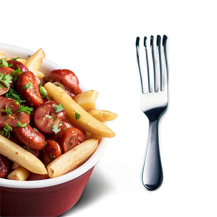 Poutine With Andouille Sausage Png The PNG
