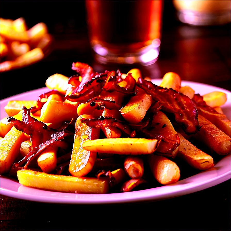 Poutine With Maple Bacon Png 06252024 PNG
