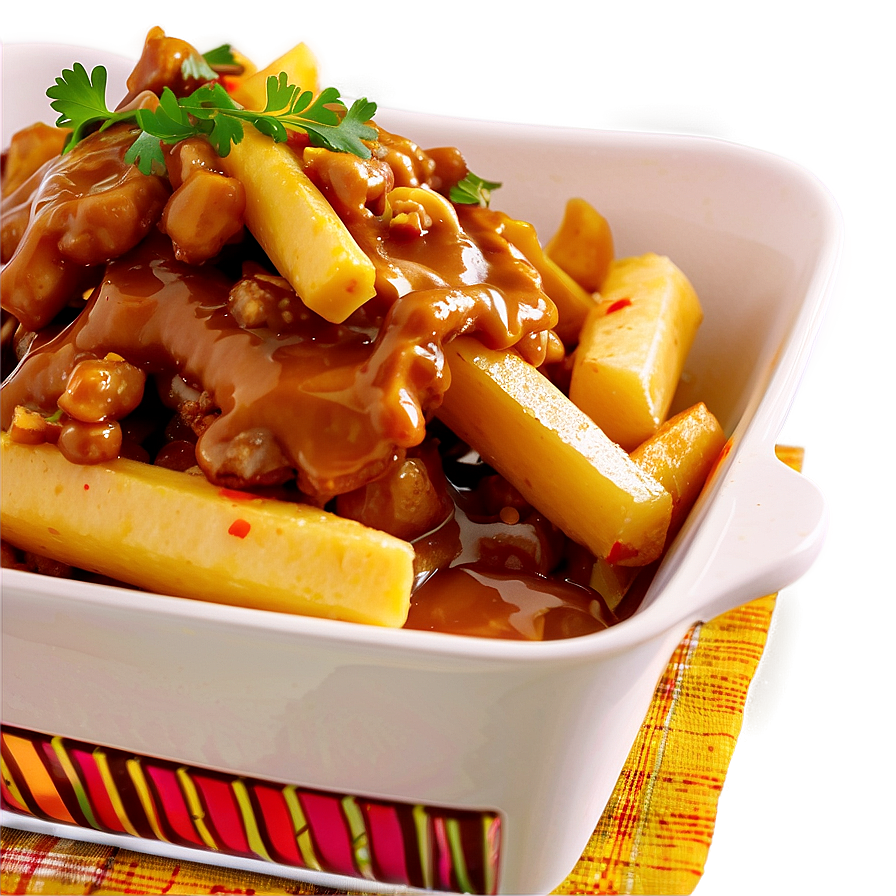 Poutine With Miso Gravy Png 49 PNG