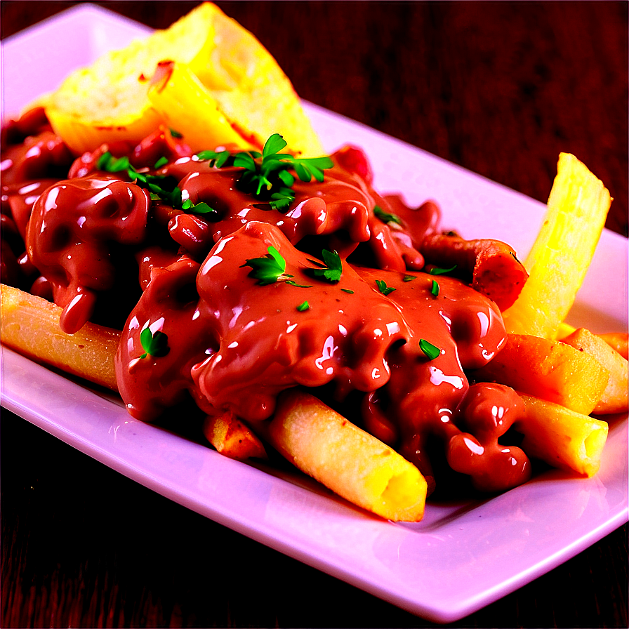 Poutine With Stroganoff Sauce Png 06252024 PNG