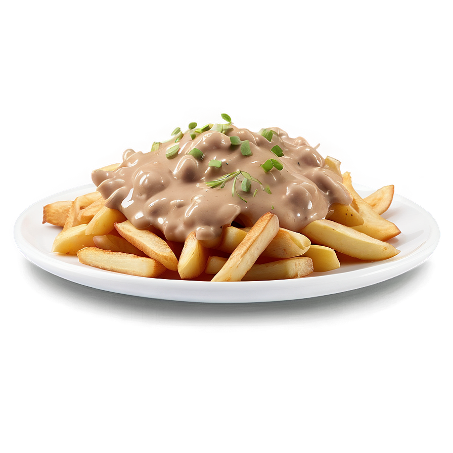Poutine With Stroganoff Sauce Png Dfd56 PNG