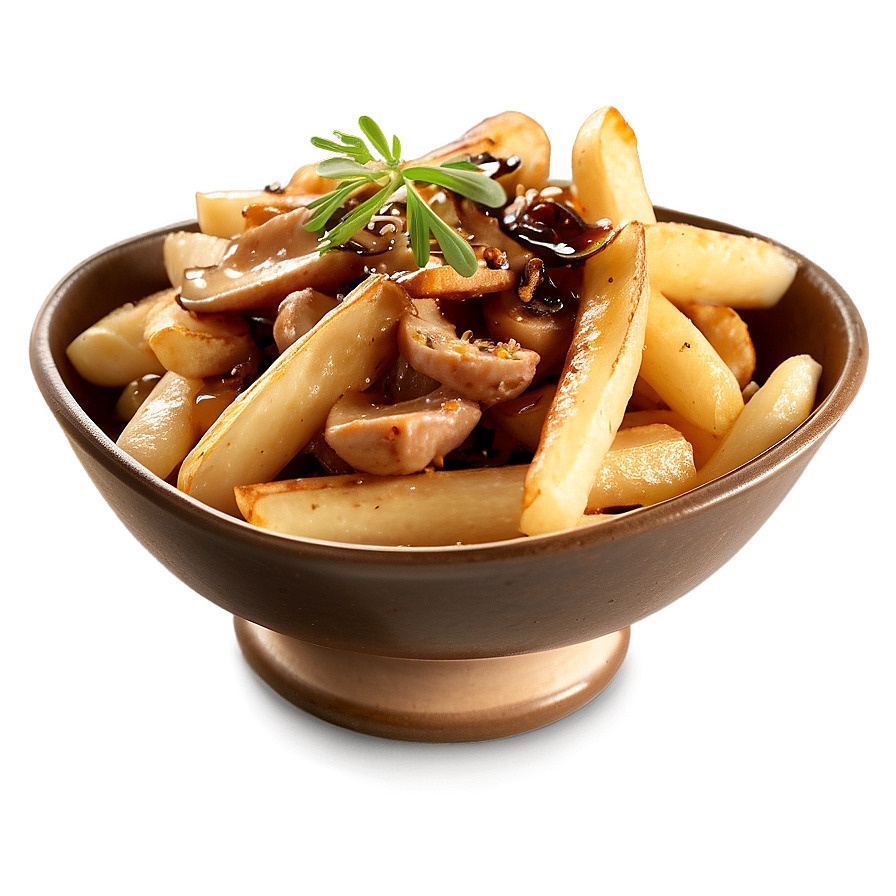 Poutine With Truffle Oil Elegance Png Exx PNG