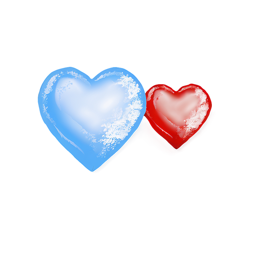 Powder Blue Heart Png 06272024 PNG