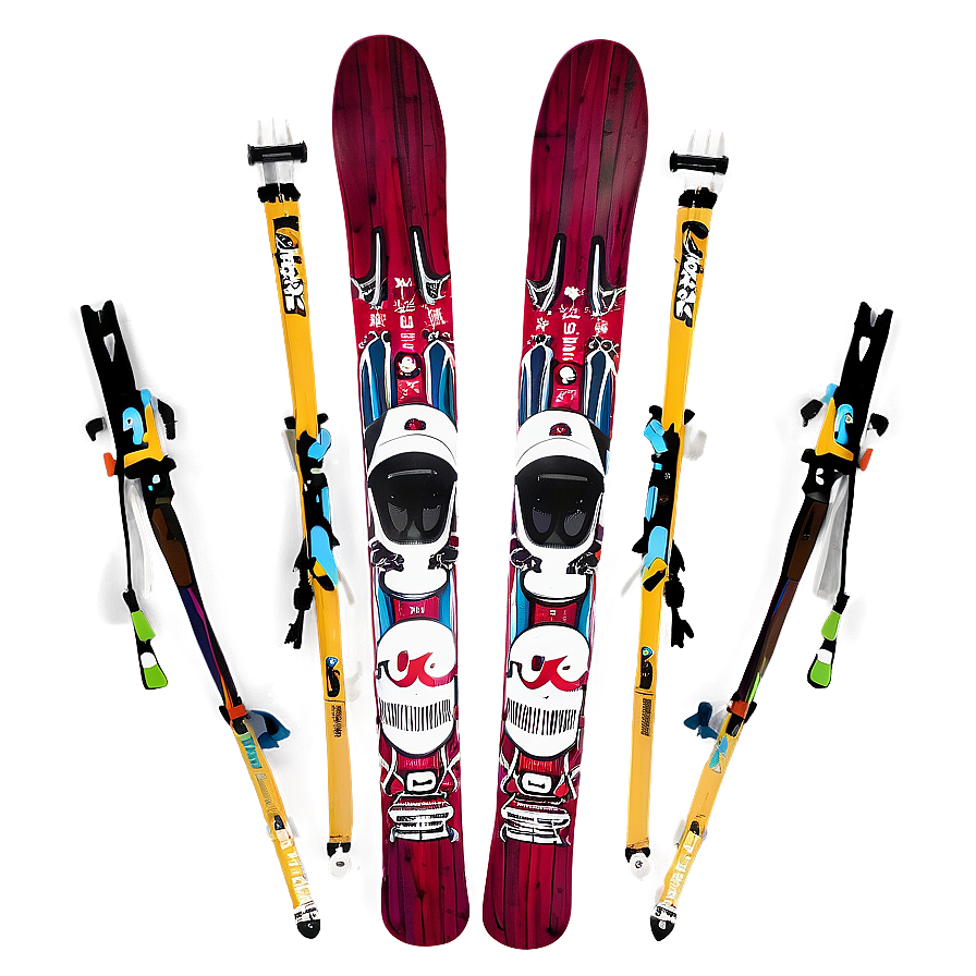 Powder Skis Png 06132024 PNG