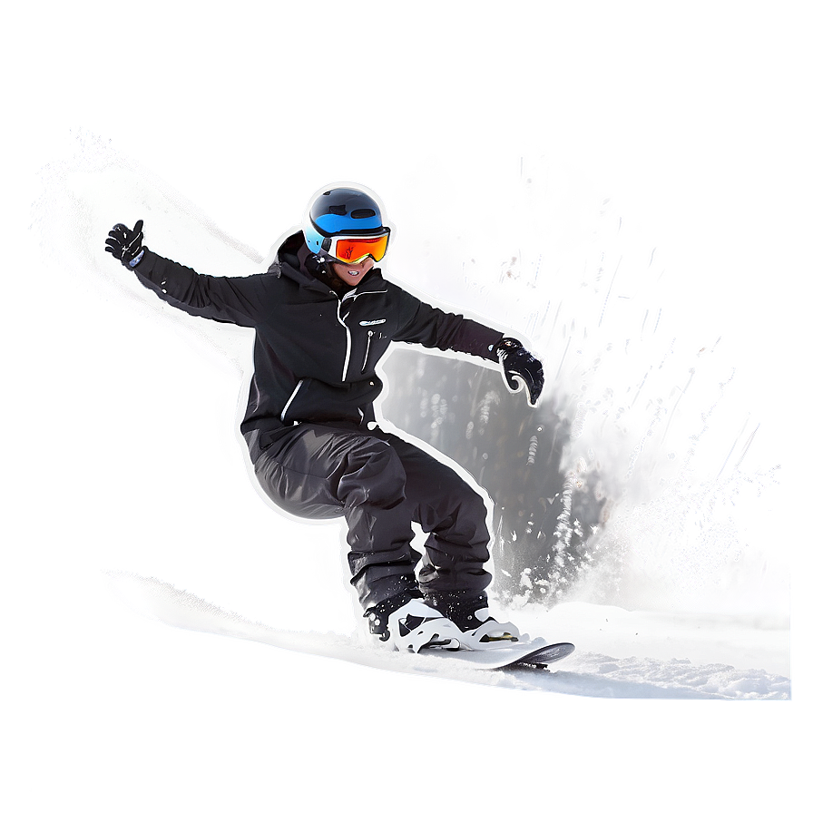 Download Powder Snowboarding Png 06232024 | Wallpapers.com