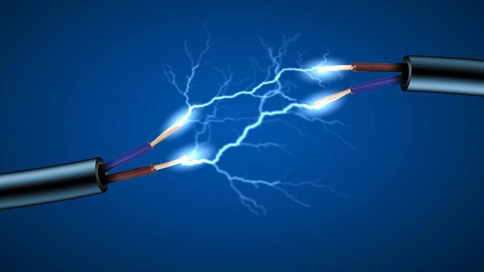 Power Cable Current Background