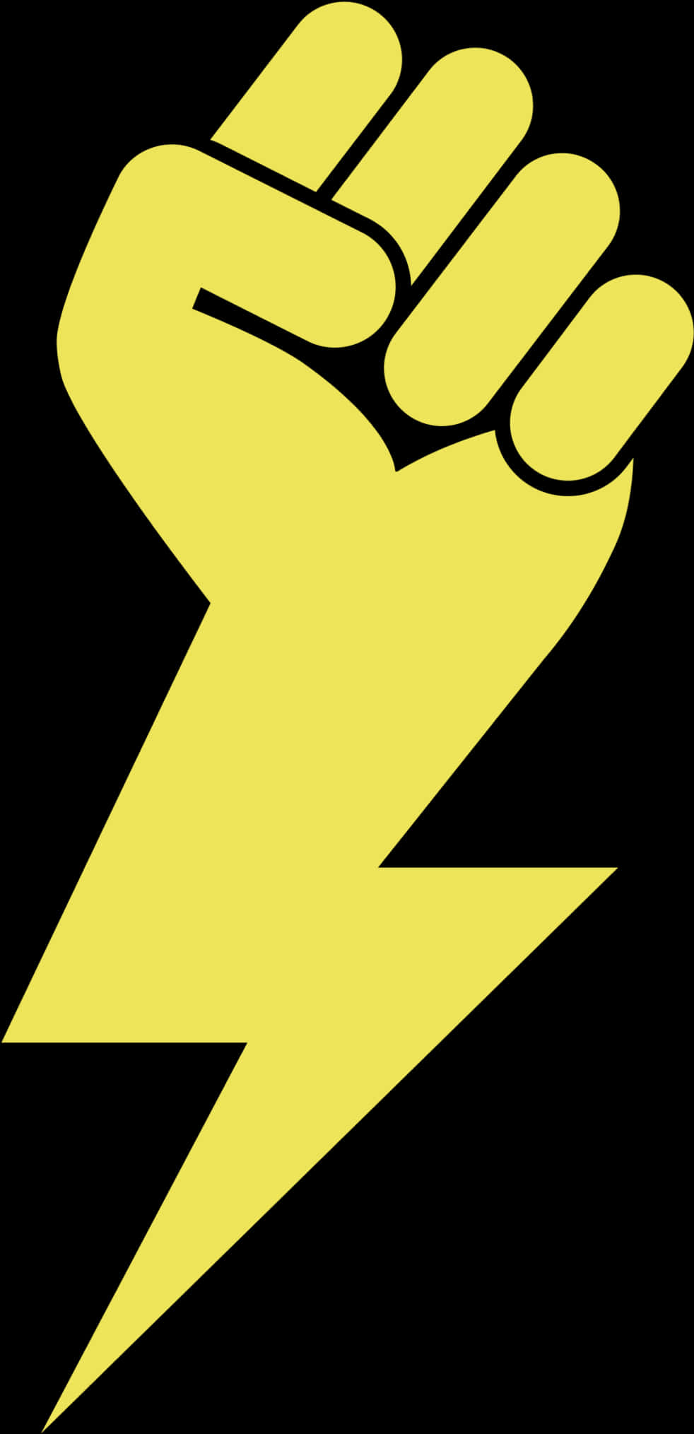 Download Power Fist Lightning Bolt | Wallpapers.com