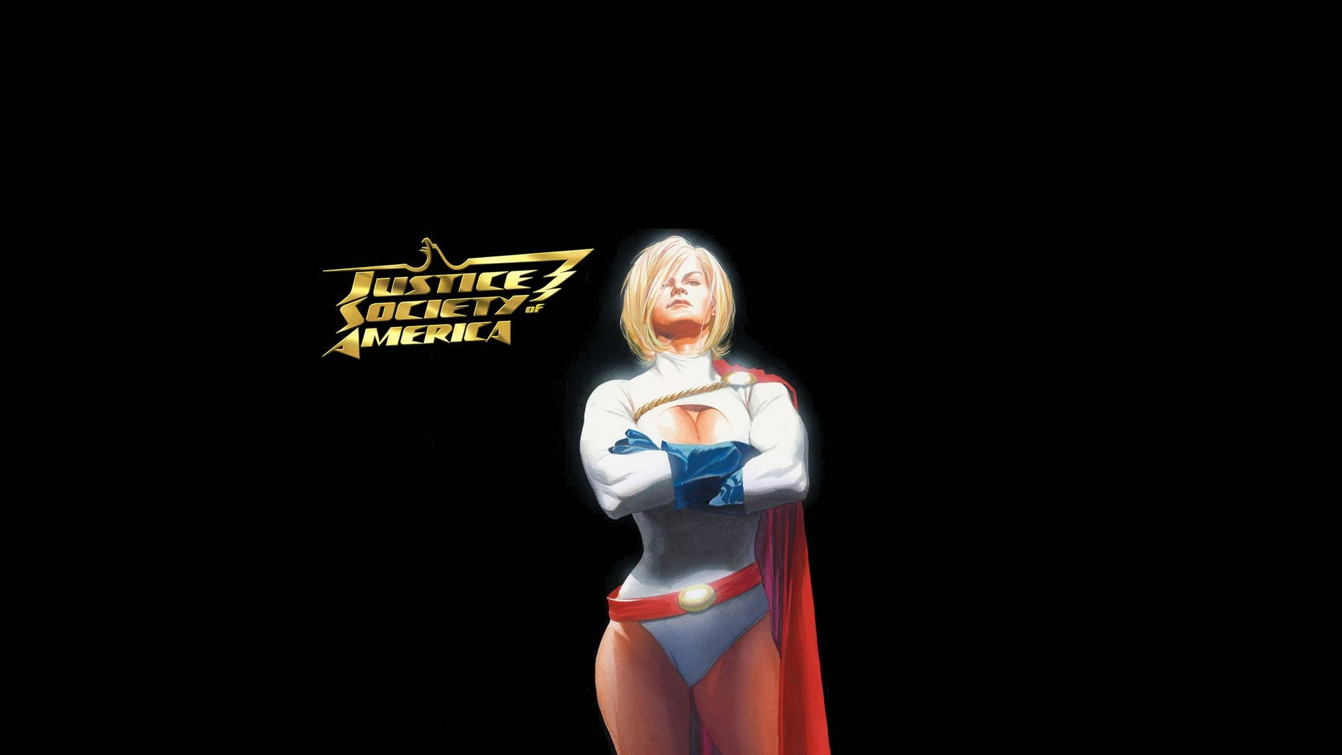 Powergirl: Sociedad De La Justicia De América Fondo de pantalla