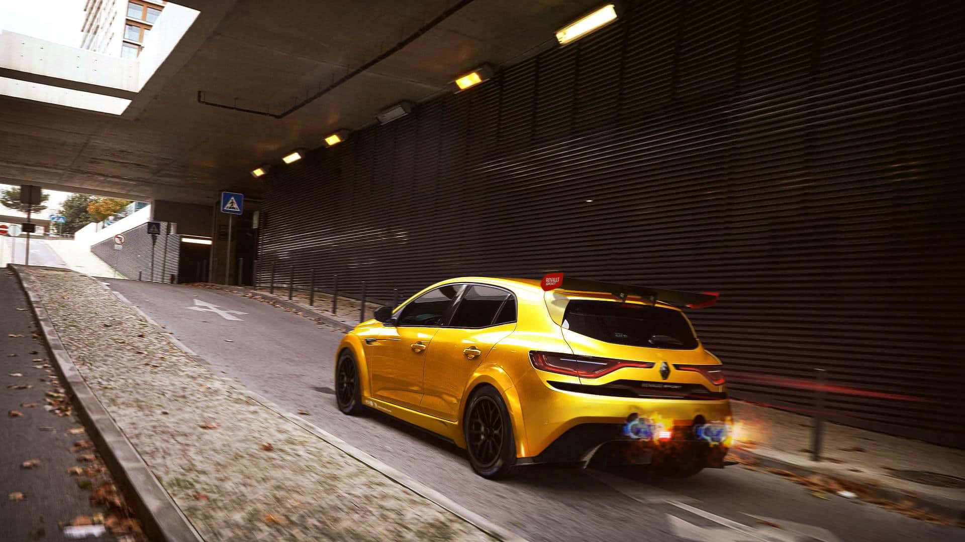 Power In Motion - The Renault Rs16 In Full Speed Wallpaper